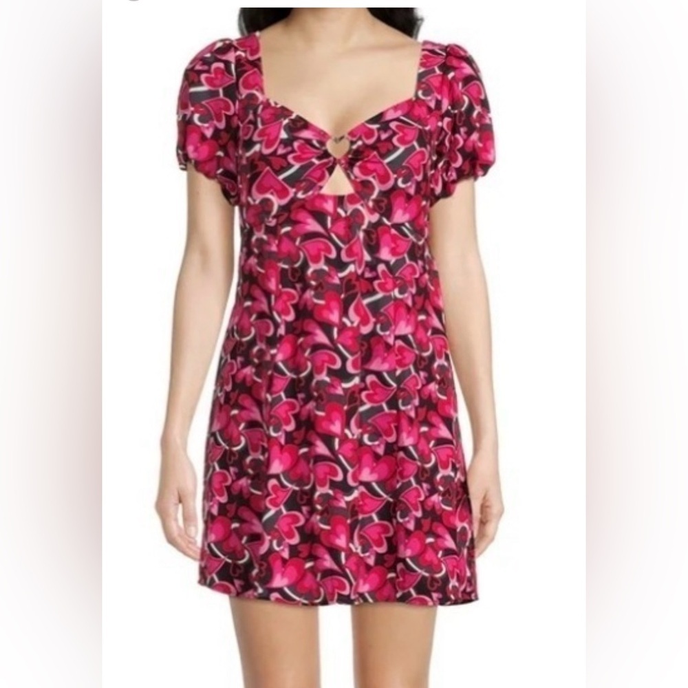 Madden NYC Balloon Sleeve Dress